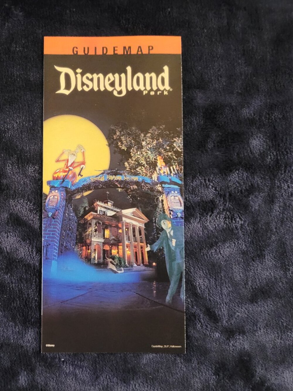2015 Disneyland Halloween Haunted Mansion Holiday Guide Map Nightmare Before Chr